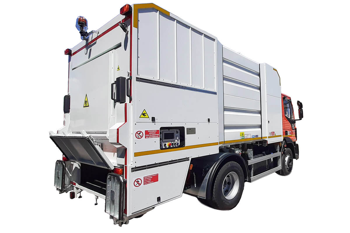 LAVACASSONETTI A CARICO POSTERIORE CON LAVAGGIO SEQUENZIALE INTERNO / ESTERNO AD ACQUA FREDDA​ - AEP